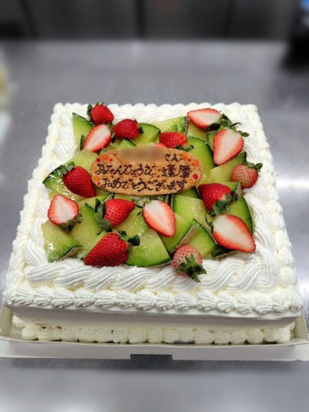 フルーツデコレーション(角デコ)