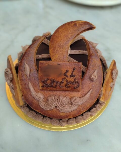 かぶとケーキ