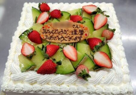 フルーツデコレーション(角デコ)